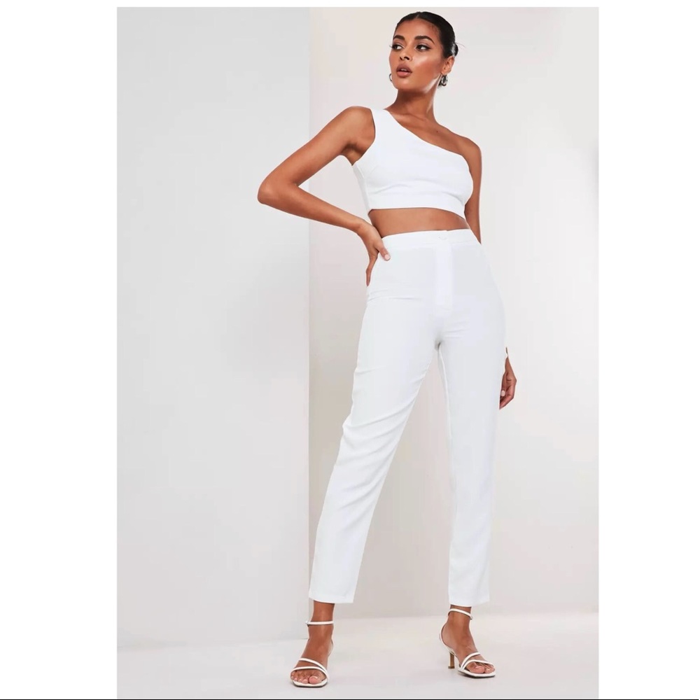 White Cigarette Pants